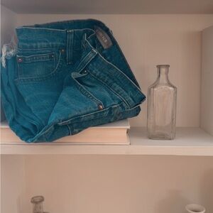 Denim Blue Ankle Cropped Pants